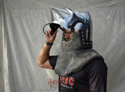 Authentic Milanese Bascinet Traditional headgear reenactment Bascinet helmet replica