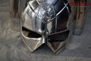 Hand-Forged Peacemaker Metal Helmet for Cosplay and Costume