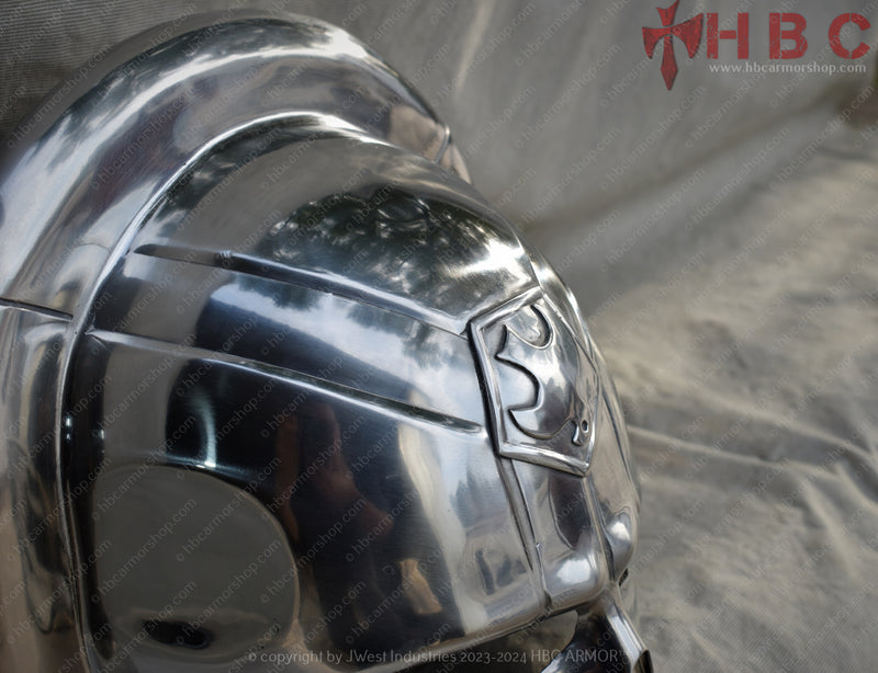Peacemaker Style Metal Helmet with Comfortable Padded Interior