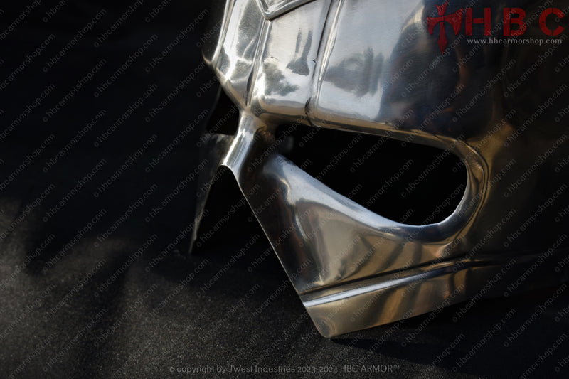 Metal Peacemaker Helmet for Comic Con Cosplay and Display