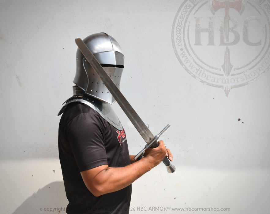 Ser Duncan the tall metal helmet for cosplay sale
