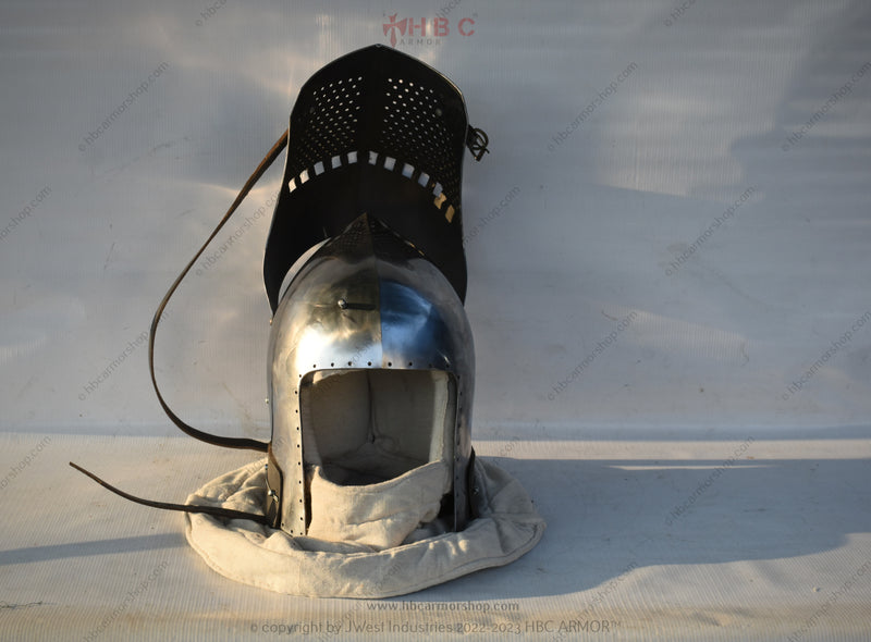 Spoleto HMB helm Spoleto IMCF bascinet Spoleto SCA helmet