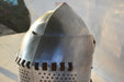 IMCF helmet shop SCA combat gear online Full-contact steel helm Authentic medieval armor