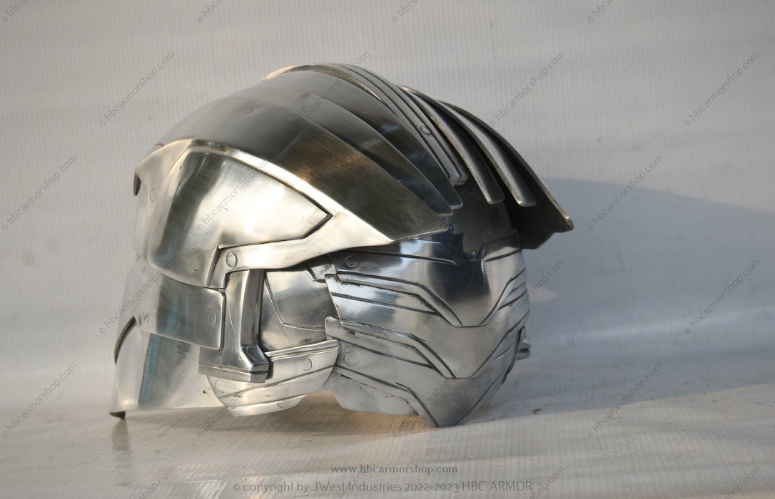 Handforged Aluminium Thanos Helmet - Collectible Cosplay and Costume