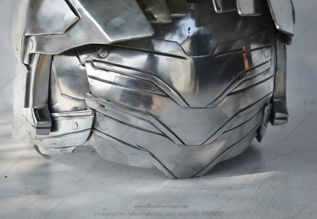 Handforged Aluminium Thanos Helmet - Collectible Cosplay and Costume