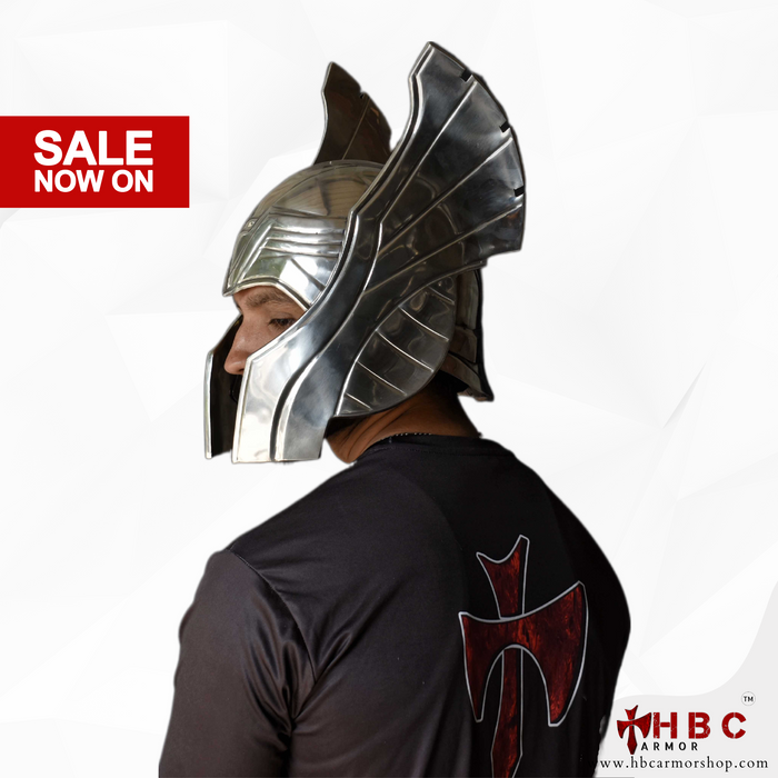 HBC Armor™ Metal Helmet THOR - The god of Thunder (cosplay/Armour collections/LARP/Costume)