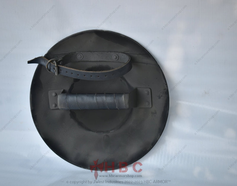 Steel Buckler for LARPing Knight's Armor Shield Handcrafted Medieval Defense Battle-Ready Medieval Gear Sword and Shield Combination Steel Shield Prop for Sale Rugged Medieval Combat Shield