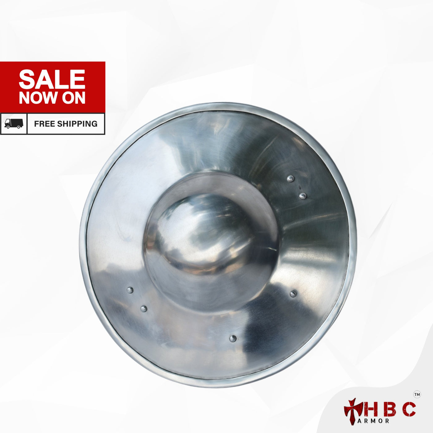 Buckler Shields | Tempered Spring Steel Buckler Shield for Medieval Ar ...