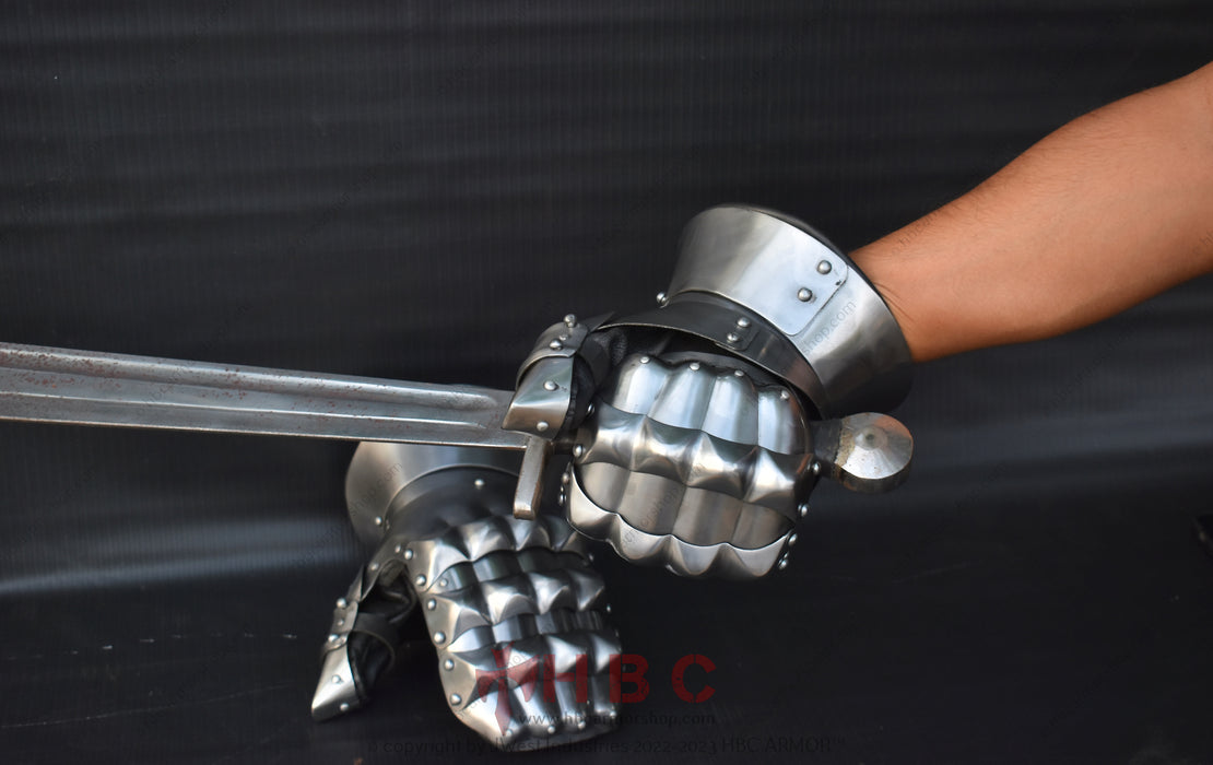 IRON FIST 2.O Buhurt Battle-Ready Gauntlet with Advanced Wrist Articulation