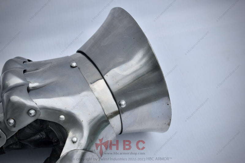 Custom Forged Gauntlets for Medieval Sport