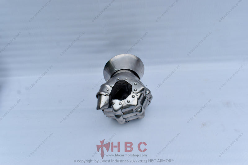 Tempered Buhurt Battle-Ready Gauntlet with Advanced Wrist Articulation LIMITED STOCK