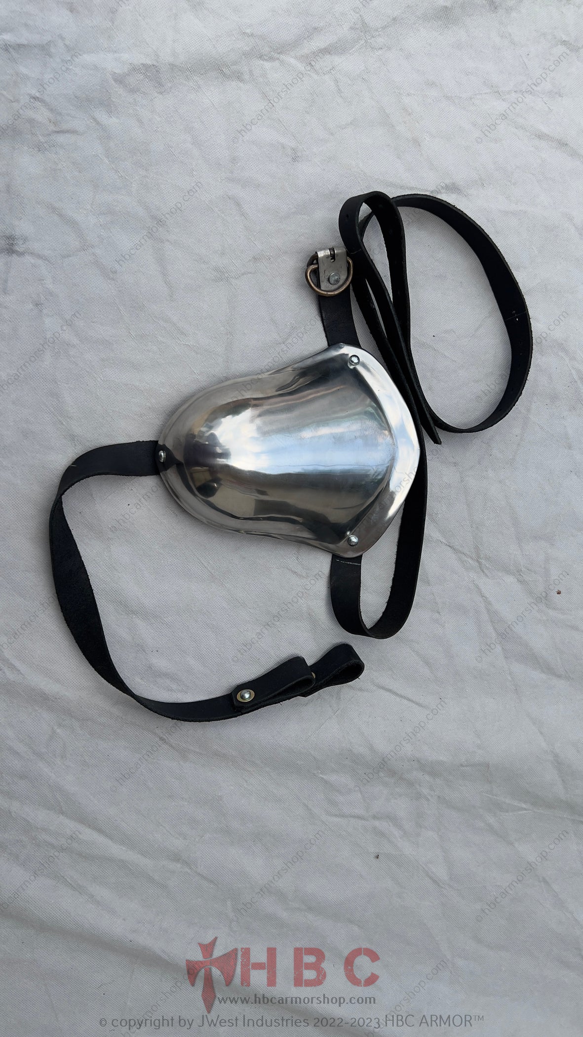 Groin Cup or Groin Protector Rolled Edges Design — HBC Armor Shop