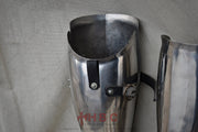 Steel shin armor Authentic Buhurt leg guards Knight's leg protection Traditional greaves for Buhurt