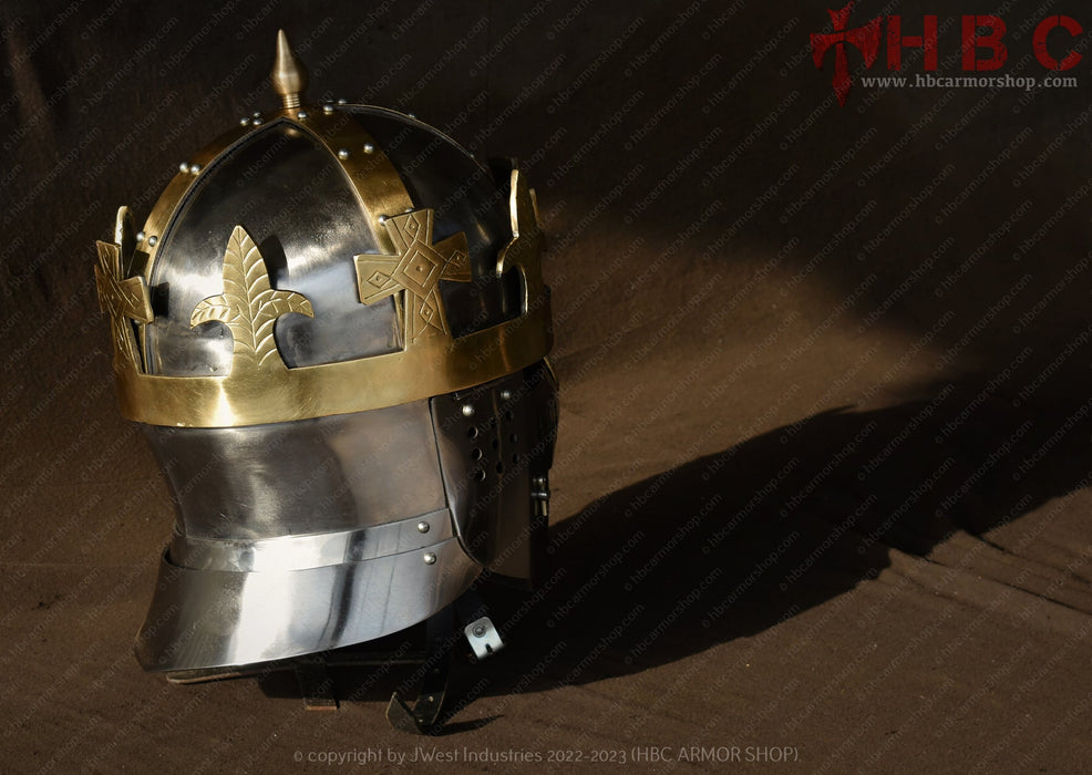 crown royal football helmet Crown Age Helmet — HBC Armor Shop