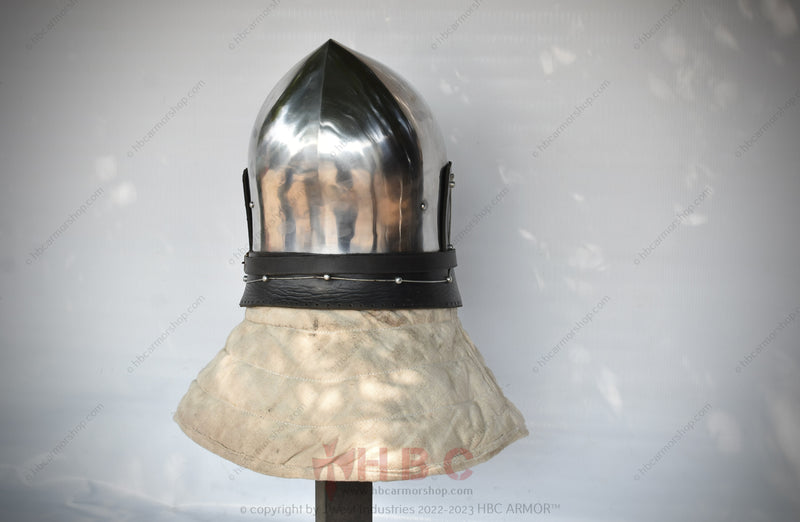 Medieval Helmet with Interchangeable Visor/Reenactment/SCA