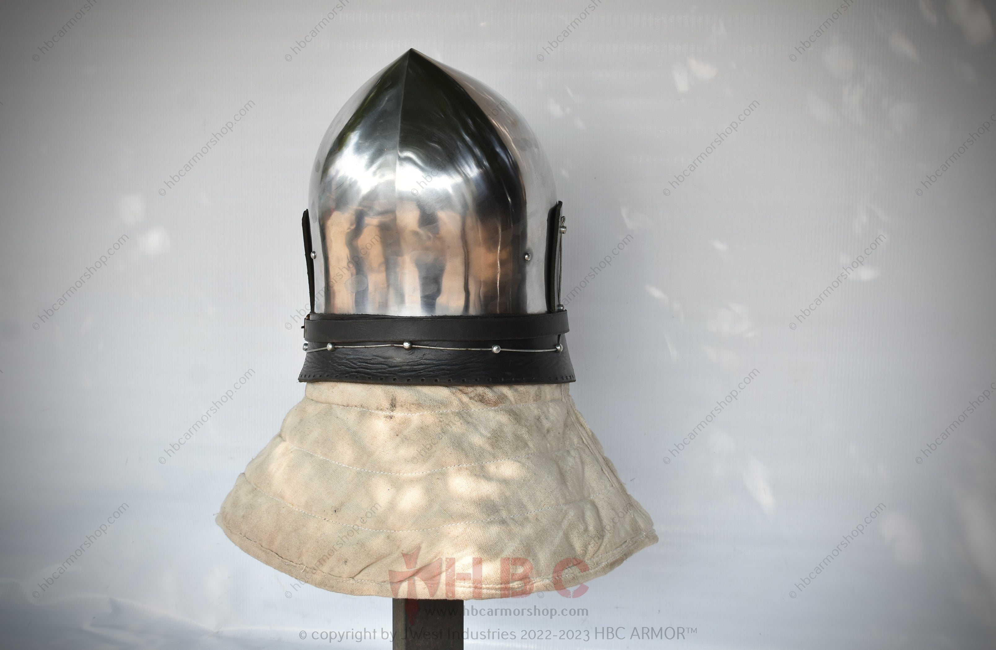 Medieval Helmet with Interchangeable Visor/Reenactment/SCA — HBC Armor Shop