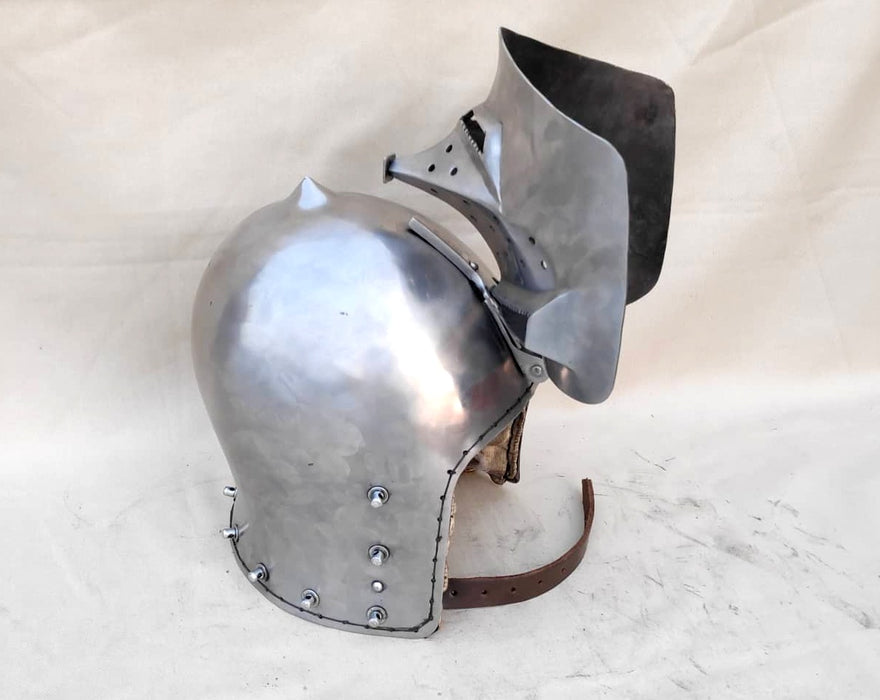 sca armour combat helmet beak face