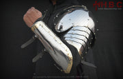 17th-century Polish armor
Hussar vambrace and gauntlets
Historical reenactment armor