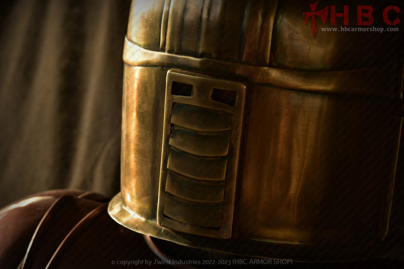 Mandalorian armourer helmet costume