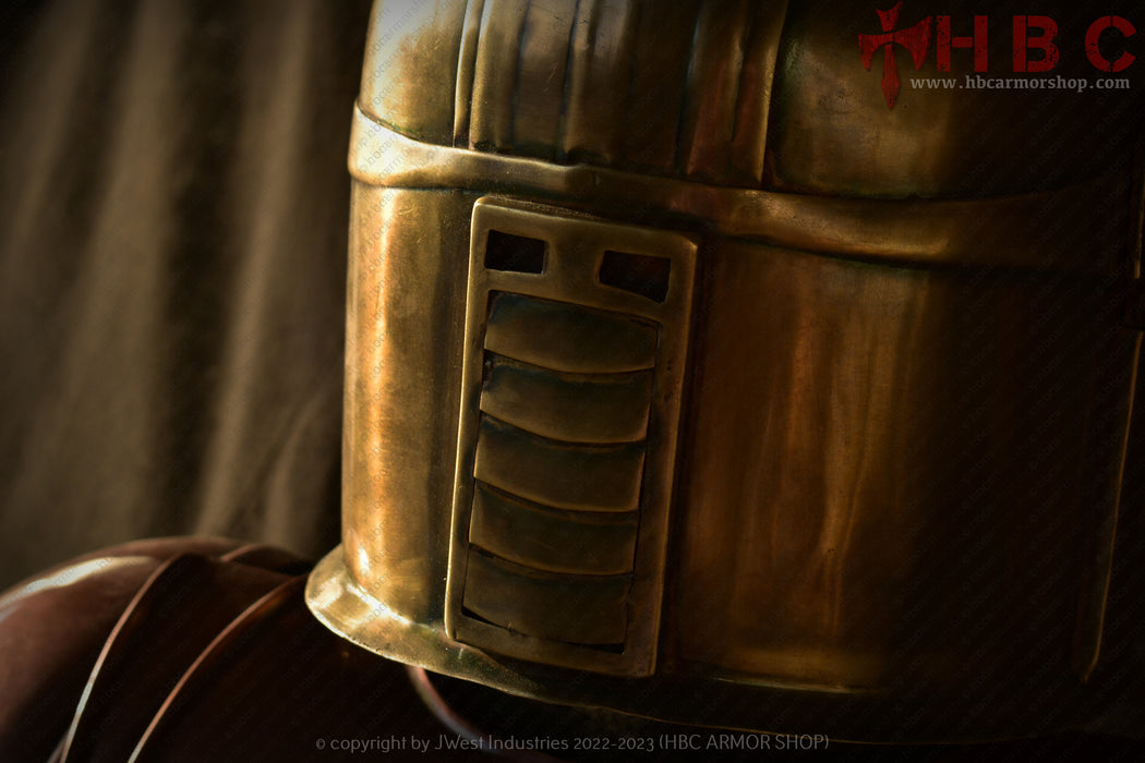 black smithing best helmets Mandalorian Blacksmith metal Helmet — HBC Armor Shop