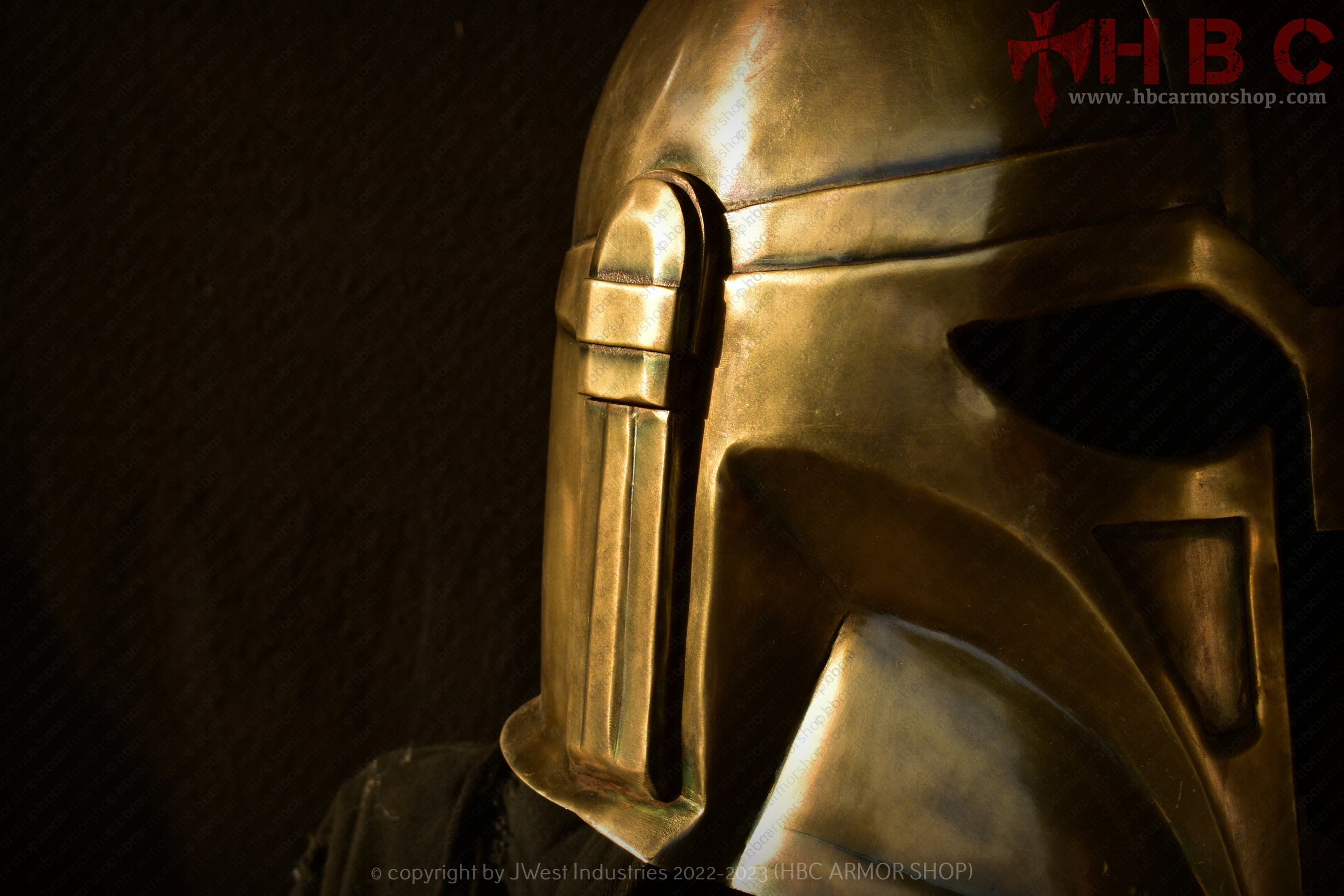 Mandalorian Blacksmith metal Helmet — HBC Armor Shop