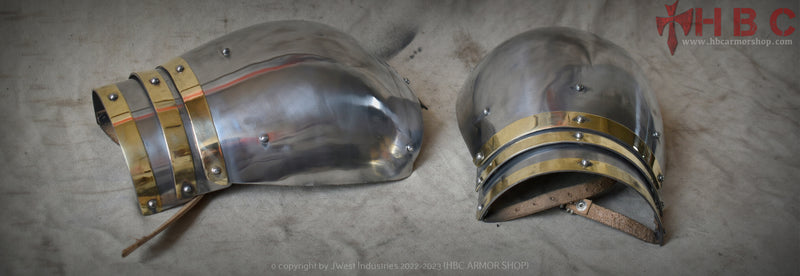 medieval spauldrons
