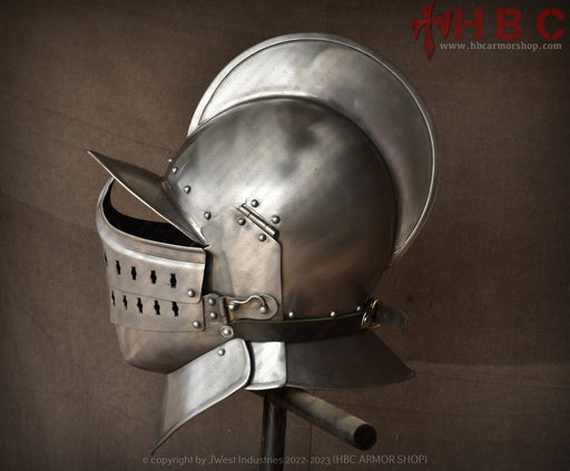 medieval reenactment helmet