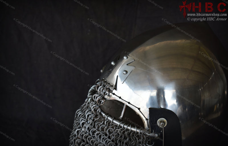 buhurt helmet English cross