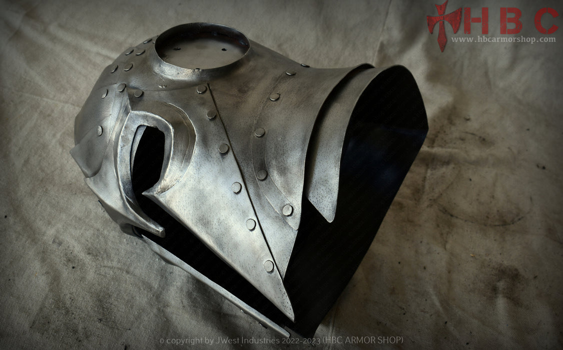 metal dark knight helmet