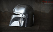 metal helmet mandalorian