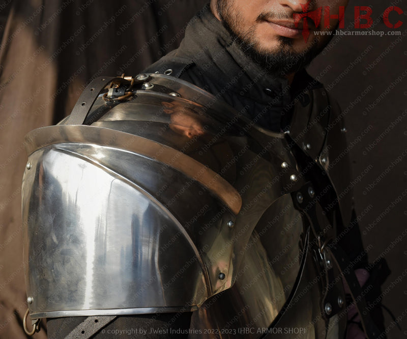 Milanese Italian Plate cuirass with Pauldrons