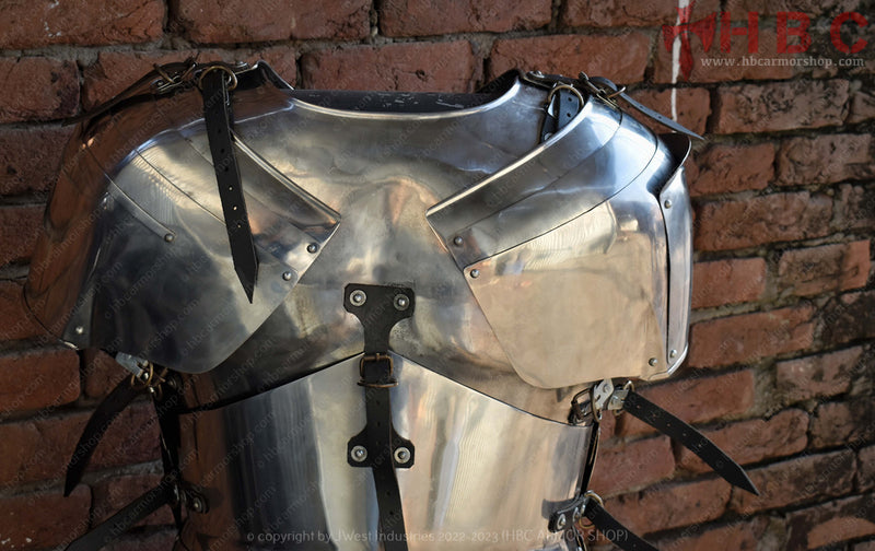 Milanese Italian Plate cuirass with Pauldrons