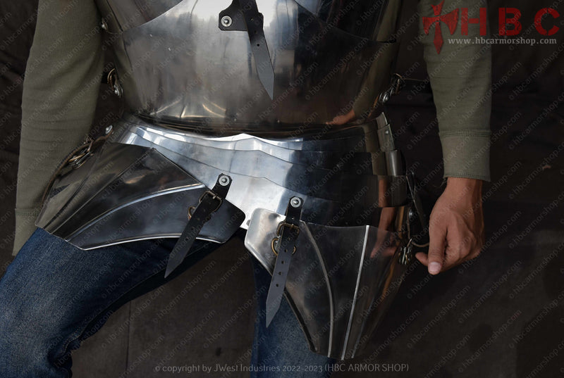 Milanese Italian Plate cuirass with Pauldrons