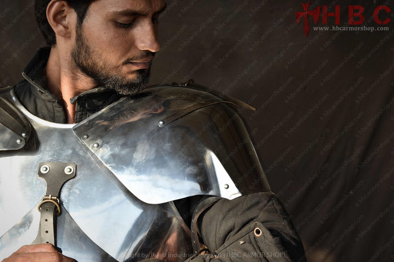 Milanese Italian Plate cuirass with Pauldrons