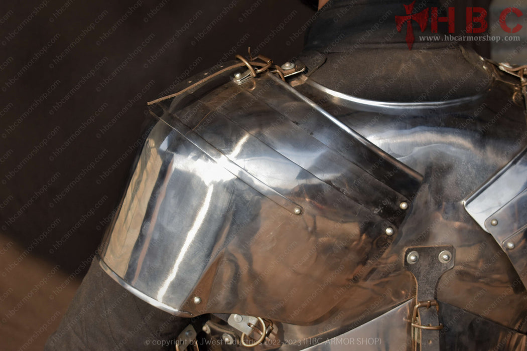 Milanese Italian Plate cuirass with Pauldrons