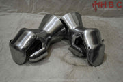 battle gauntlet steel milanese
