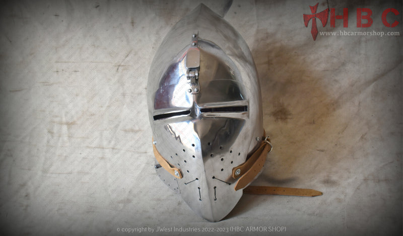 Italian helmet buhurt and sca by hbc armor