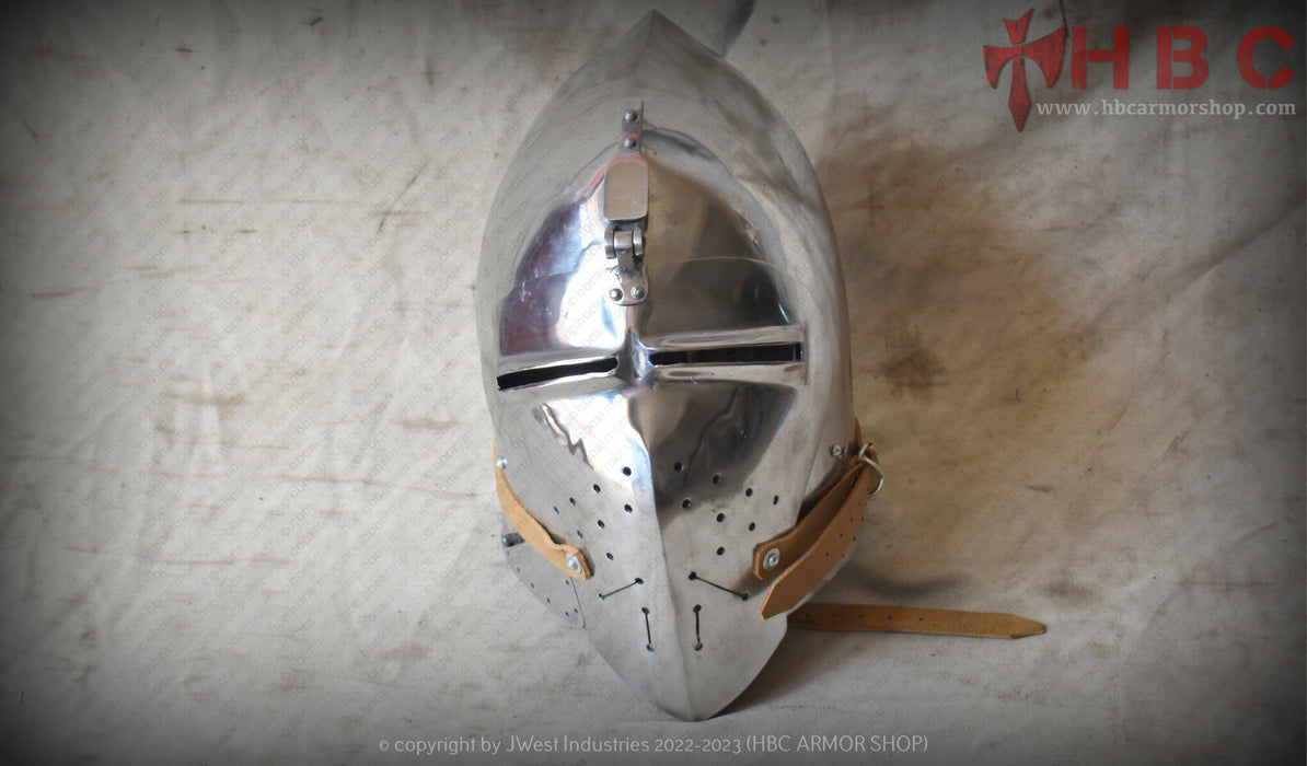 Italian helmet buhurt and sca by hbc armor