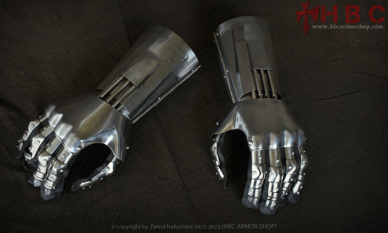 Larp metal gauntlet