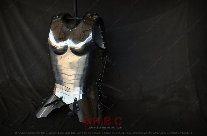 Plate cuirass armour for buhurt