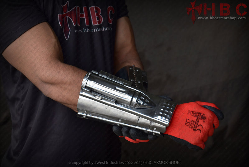 Mandalorian arm detonator metal