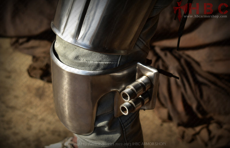 Mandalorian knee armor