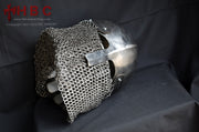 nasal chainmail stainless helmet