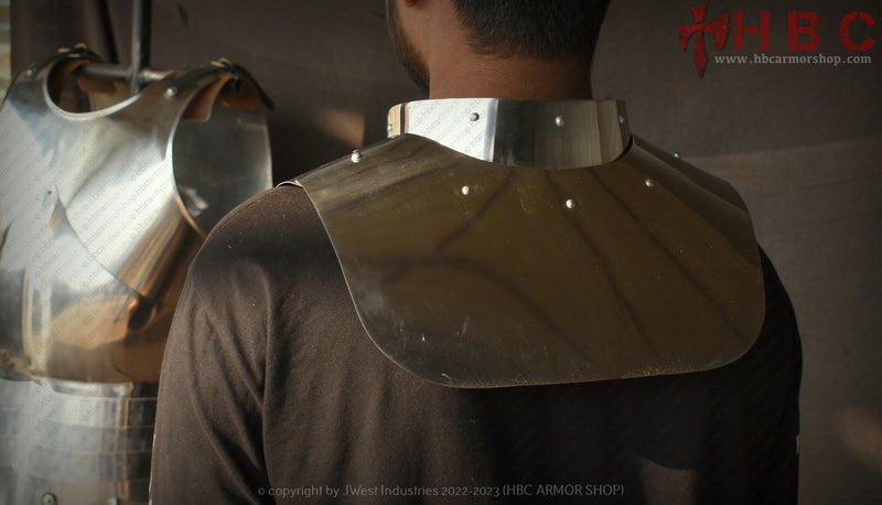 metal armour gorget