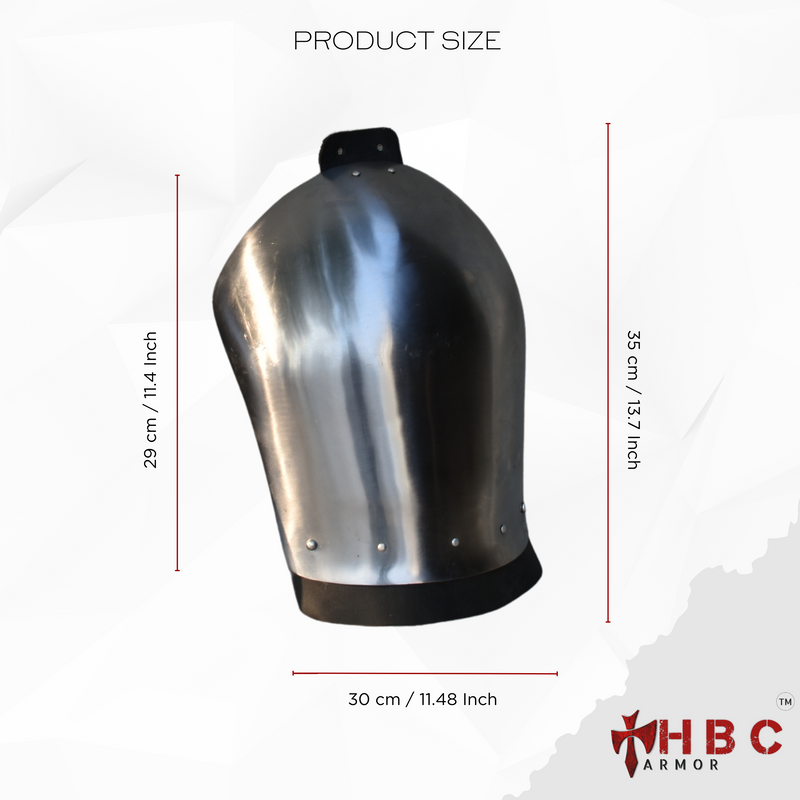 14th Century Simple European Spauldrons | Medieval Shoulder Armour | SCA, HEMA.LARP & Reenactment