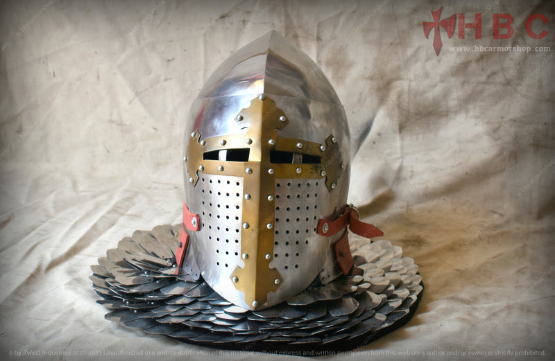 Helmet Sugarloaf Brass Cross
