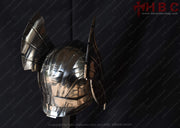 Handmade metal superhero inspired helmet for collectors