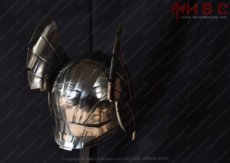 Handmade metal superhero inspired helmet for collectors