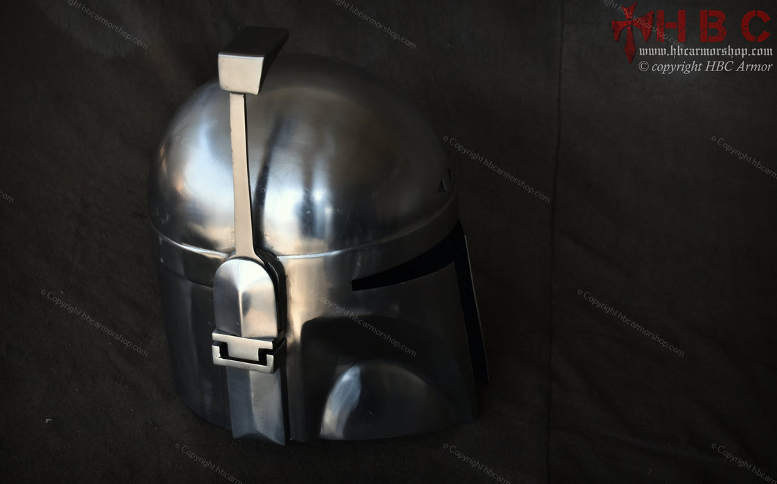 bell boba fett helmet large Metal Boba Fett helmet — HBC Armor Shop