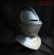 medieval knight helmet